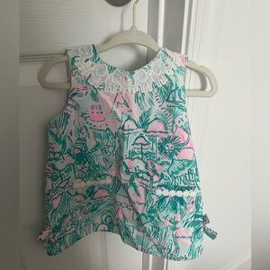 Lilly Pulitzer NWT baby dress with bloomer. 12-18mo.